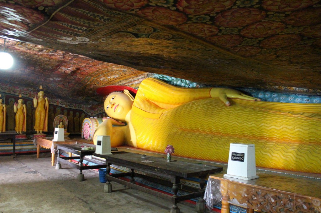Reclining Buddha from the largest shrine. Photo by Karen Martindale.