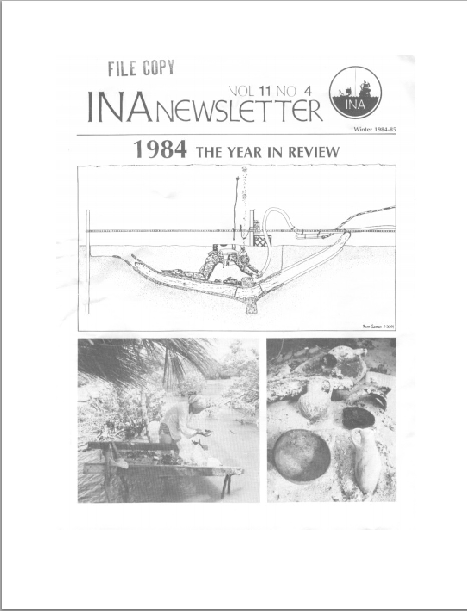 INA Quarterly 11.4 Winter 1984