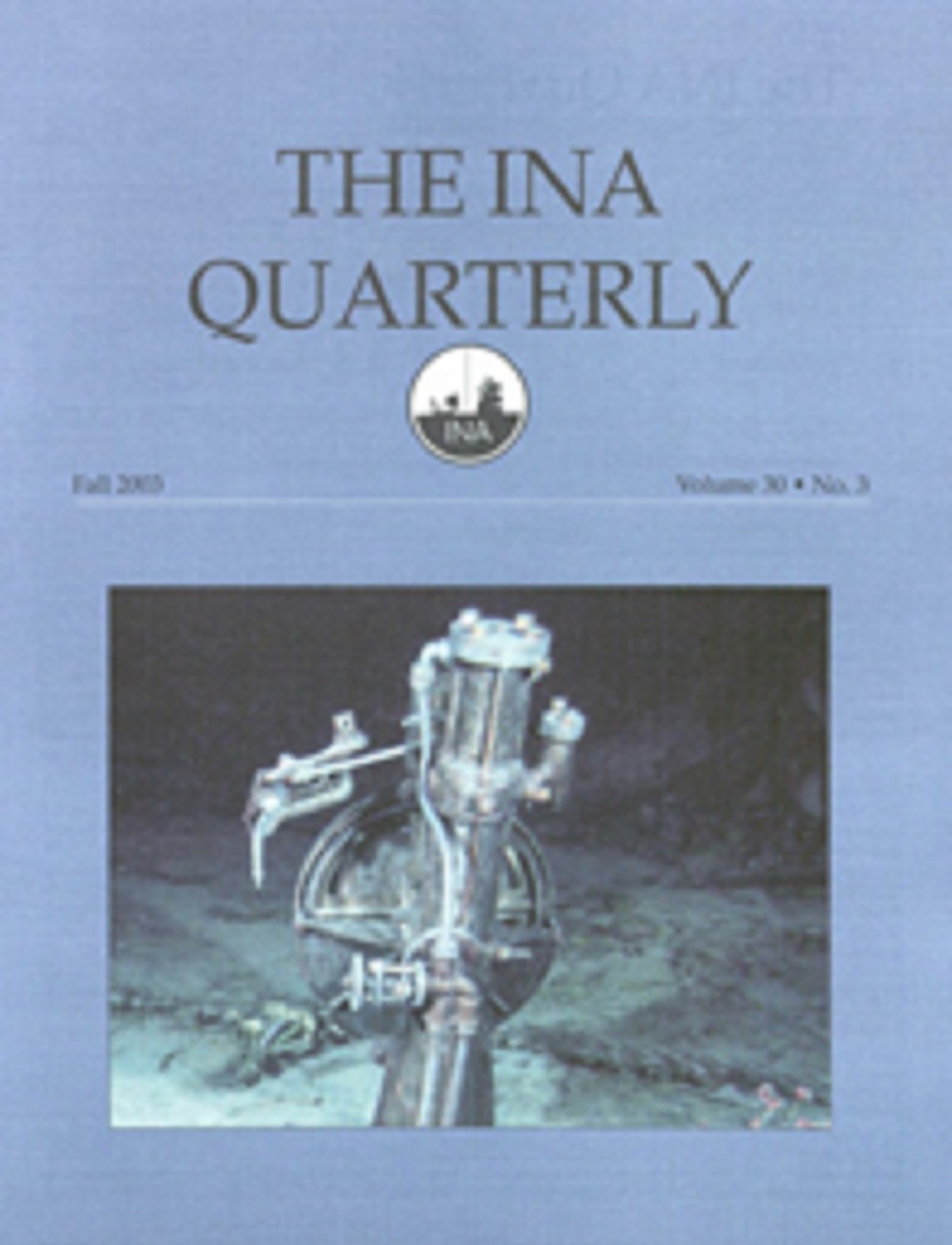 INA Quarterly 30.3 Fall 2003